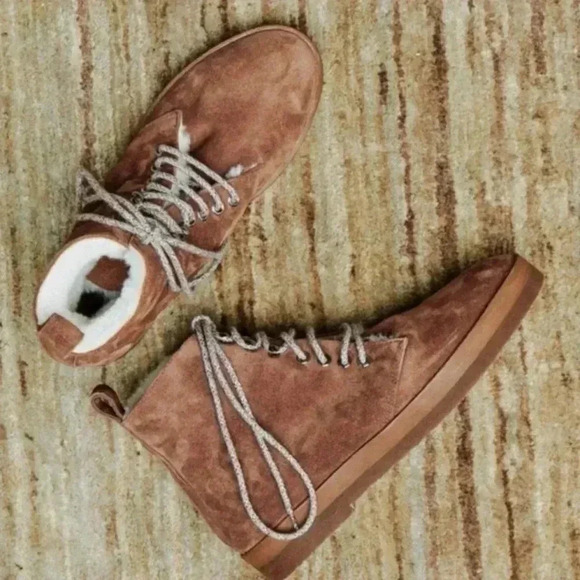 Jenni Kayne Shearling Canyon Boots Size 11 - Picture 7 of 8